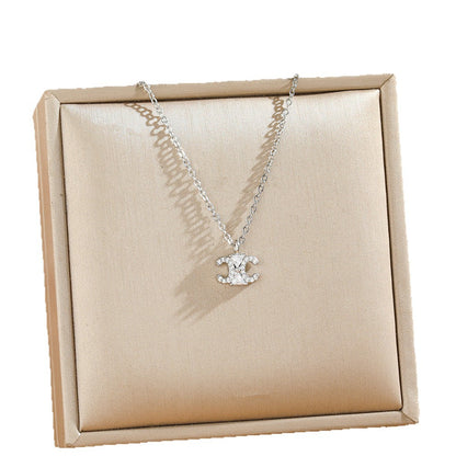 Pavé Arc de Triomphe Medallion Necklace