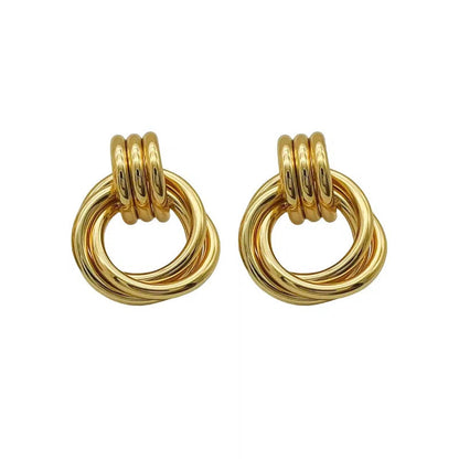GOLDURA® SCULPTED HOOP EARRINGS