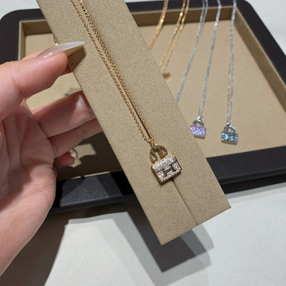 Mini Tote Bag Pendant Necklace