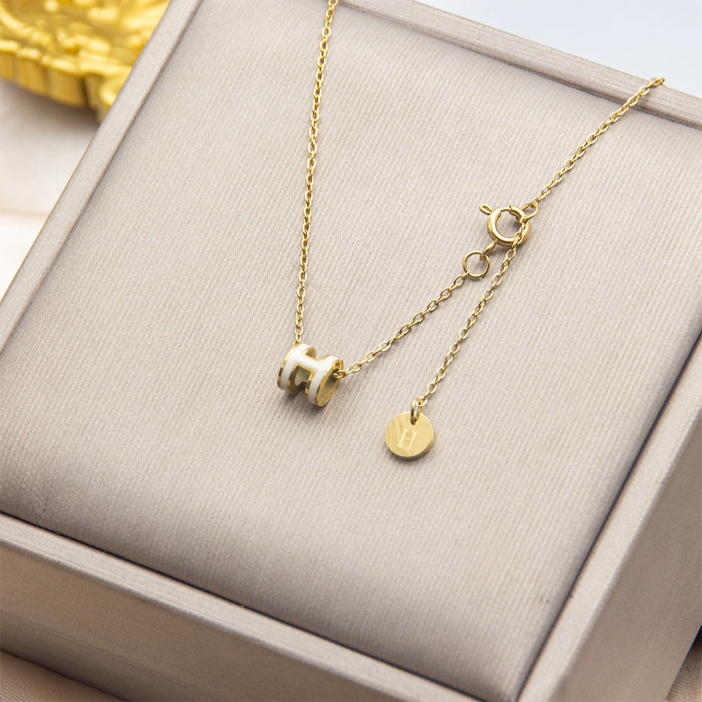 GOLDURA® H ENAMEL NECKLACE