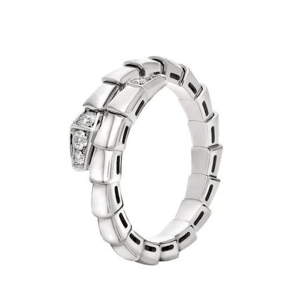 GOLDURA® FULL PAVÉ SNAKEBONE RING