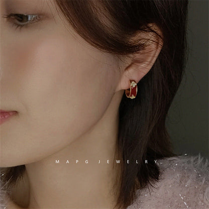 GOLDURA® ENAMEL CLOVER SIGNATURE EARRINGS
