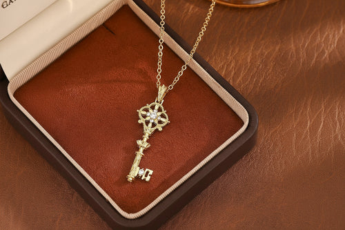 Vintage Key to Elegance Pendant