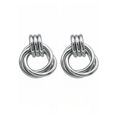 GOLDURA® SCULPTED HOOP EARRINGS