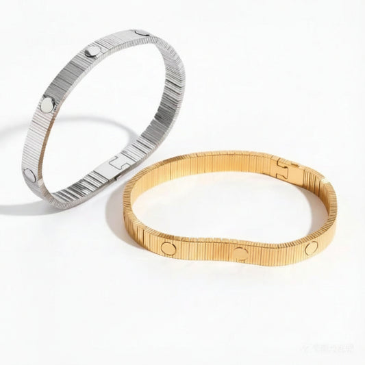 Chic Heavy Metal Watch Band Style Luxury Chain