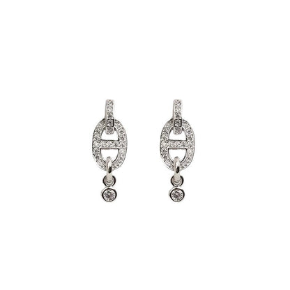 GOLDURA® CRYSTAL NOSE HOOP EARRINGS
