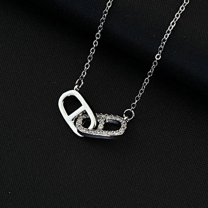 GOLDURA® DOUBLE C&D CRYSTAL NECKLACE