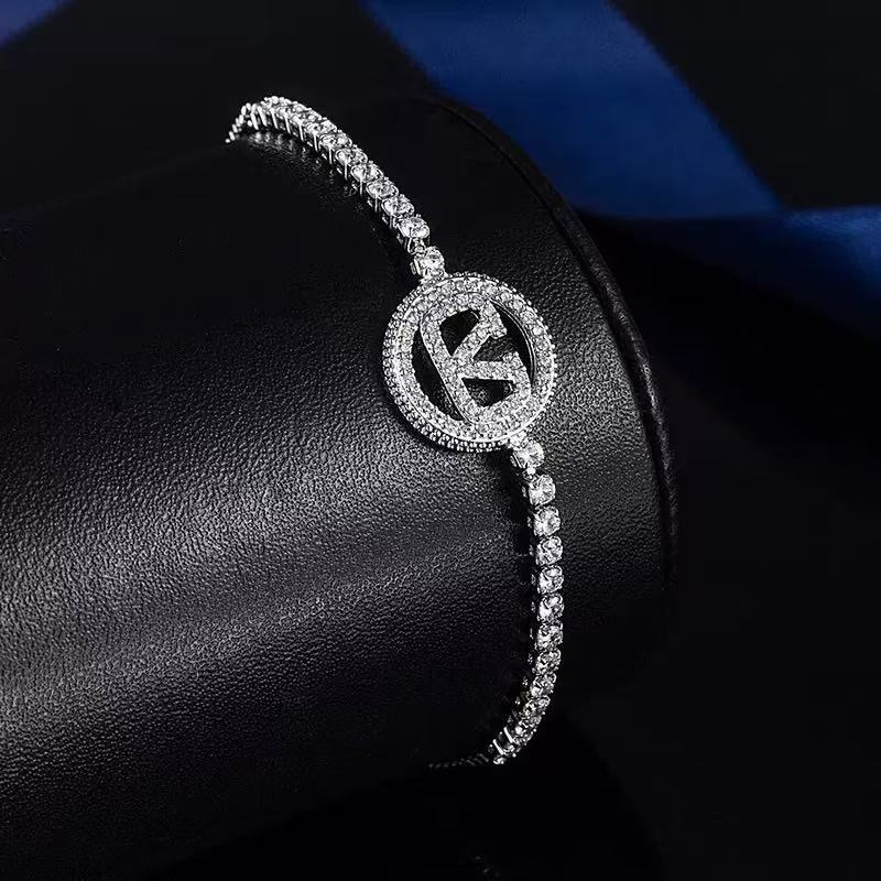 GOLDURA® LETTER ICON PAVÉ BRACELET