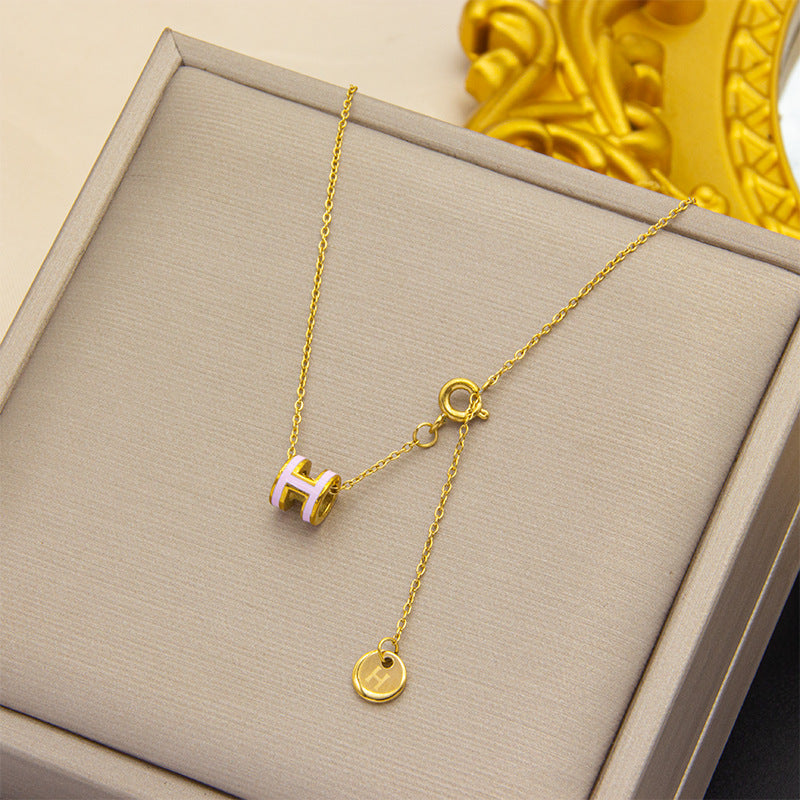 GOLDURA® H ENAMEL NECKLACE