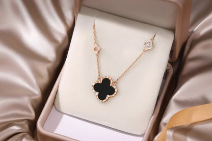 Radiant Bloom Clover Pendant