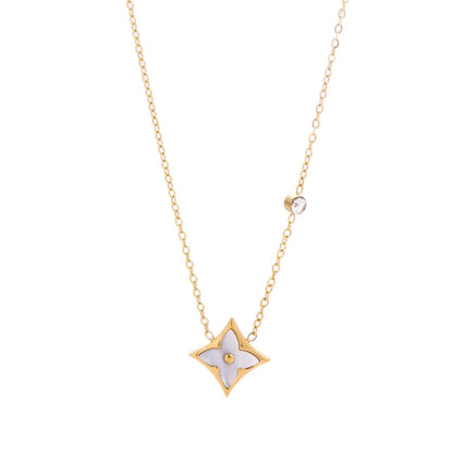 Geometrical Shell Rhombus Pendant