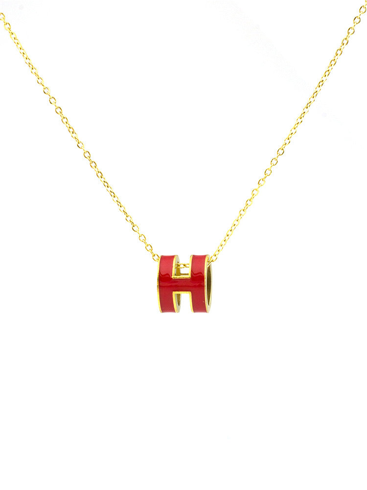 GOLDURA® H ENAMEL NECKLACE