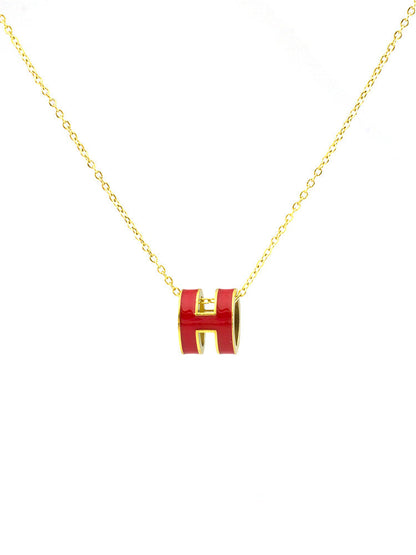 GOLDURA® H ENAMEL NECKLACE