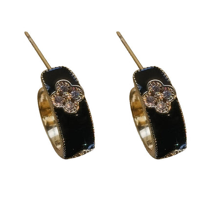 GOLDURA® ENAMEL CLOVER SIGNATURE EARRINGS