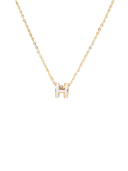 GOLDURA® H ENAMEL NECKLACE
