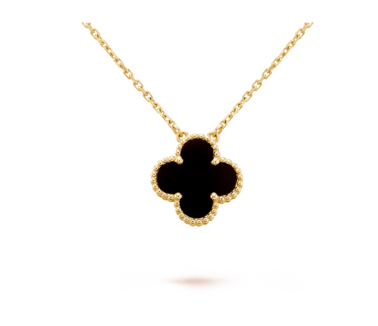 CLOVER NECKLACE | ONYX
