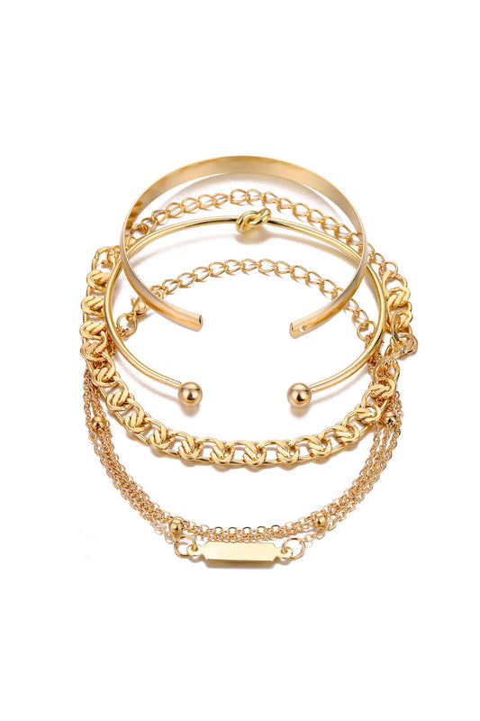 PARIS BRACELET SET | GOLD