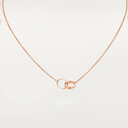 ETERNITY RING HALSKETTE | ROSÉGOLD