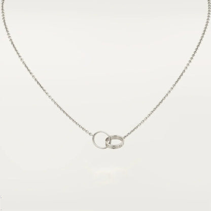 ETERNITY RING NECKLACE | SILVER