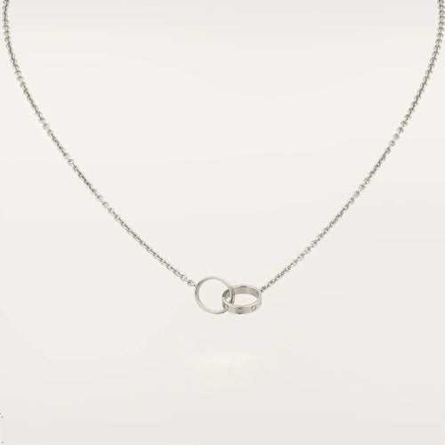 ETERNITY RING NECKLACE | SILVER