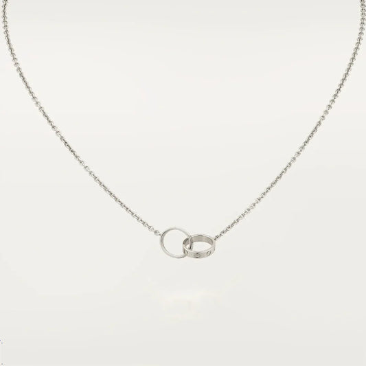 ETERNITY RING NECKLACE | SILVER